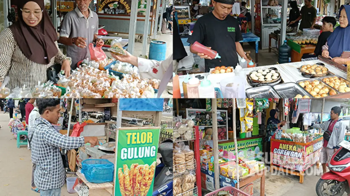 Aneka Takjil Menggugah Selera di Alun-Alun Jampangkulon, Spot Favorit Warga Saat Ramadan