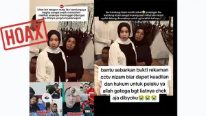 Screenshot video yang diklaim ibu kandung NS sedang bersedih atas kematian putranya. (Sumber : Media Sosial X dan TikTok).