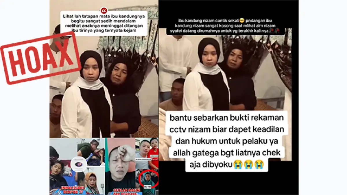 Cek Fakta: Video Ibu Kandung NS Sedih Anaknya Meninggal Dianiaya Ibu Tiri, Itu Hoax!