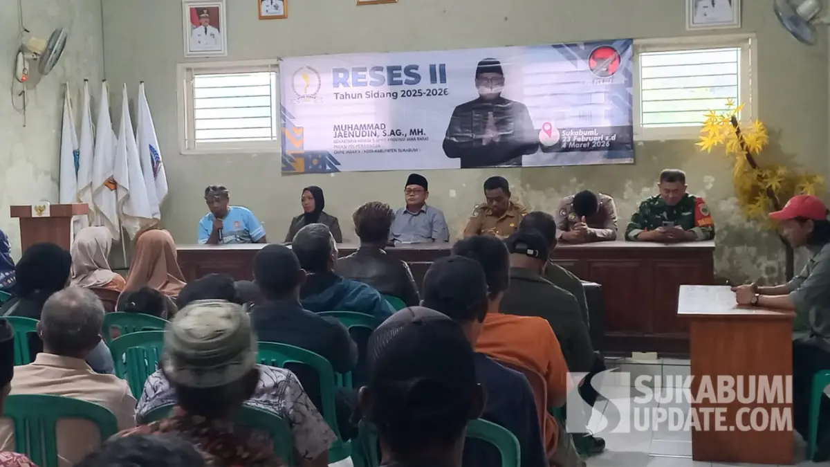 Reses DPRD Jabar di Cikangkung, Jaenudin Serap Aspirasi Perbaikan TPT dan Irigasi