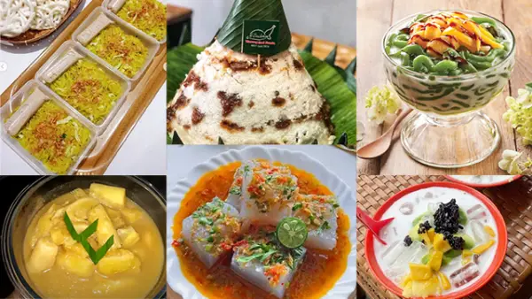 Takjil khas Jawa Barat sangat menggugah selera dan sangat pas untuk menu berbuka puasa. (Sumber : Instagram/@evka_silvia/@julieromzi/@remboelansoulfood/@eceukokomsunda/@jaaelani).