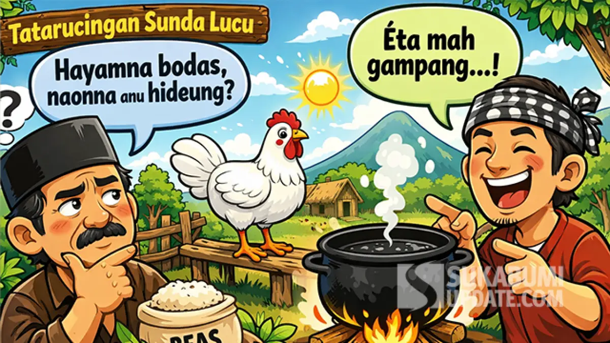 11 Tatarucingan Sunda Lucu, “Hayamna Bodas, Naonna anu Hideung?”