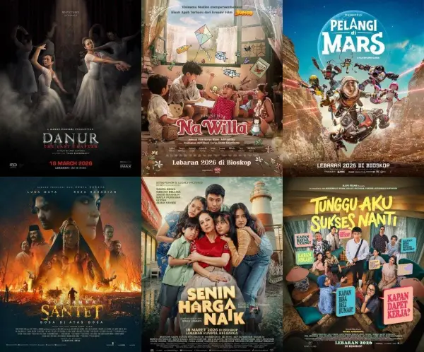Film Indonesia yang Tayang Maret 2026: Horor, Drama Keluarga, hingga Fiksi (Sumber : x/@watchmenID)