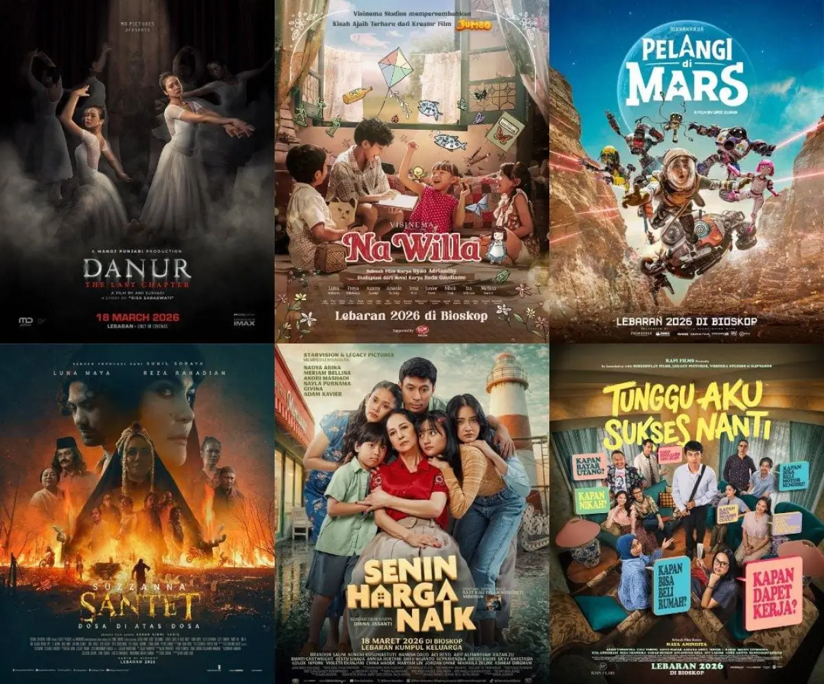 9 Film Indonesia yang Tayang Maret 2026: Horor, Drama Keluarga hingga Fiksi