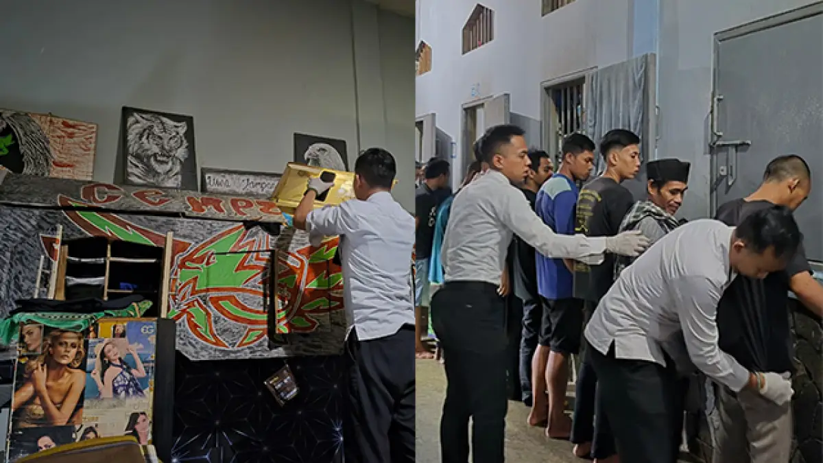 Petugas Temukan 9 Lempengan Besi dan Kawat di Kamar Warga Binaan Lapas Warungkiara