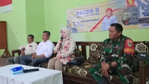 Wakil Ketua Komisi II DPRD jabar, Lina Ruslinawati saat melangsungkan reses di Desa Margaluyu, Kecamatan Sukaraja, Kabupaten Sukabumi. Rabu (25/2/2026).