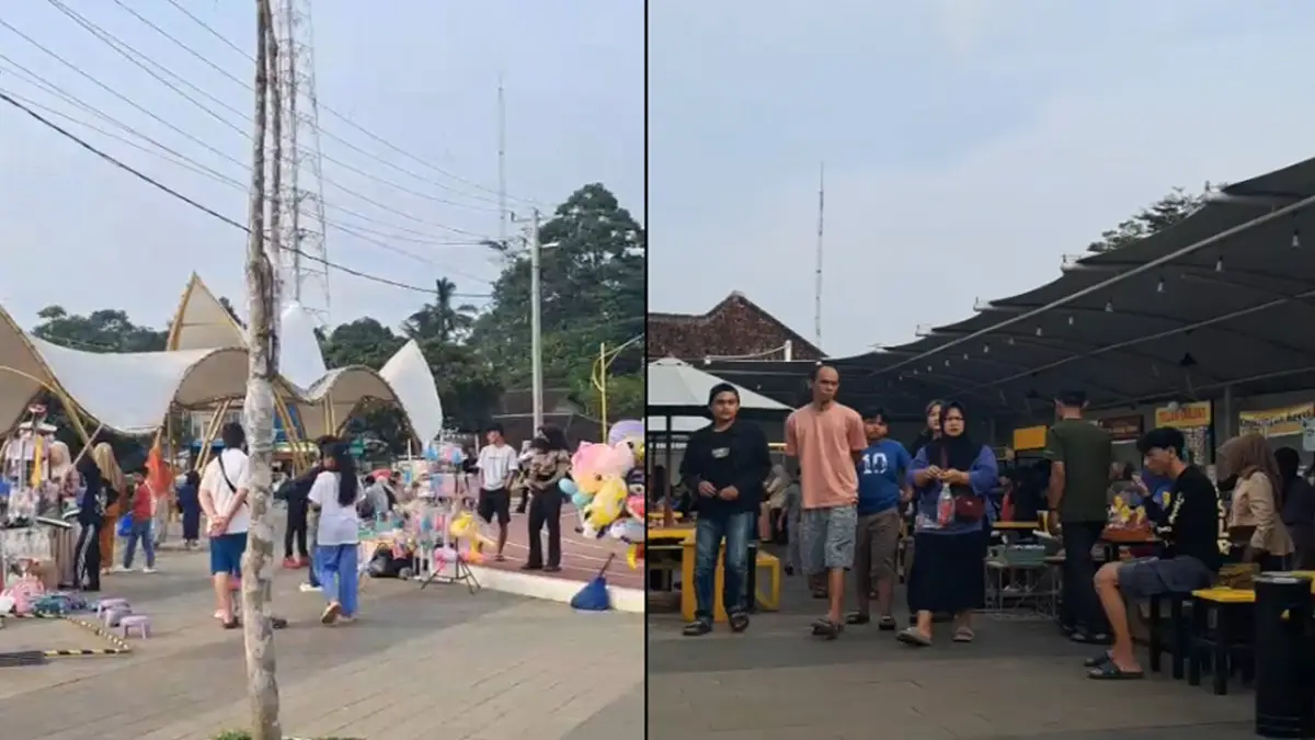 Ngabuburit dan Berburu Takjil, Alun-alun Jampangtengah Tak Pernah Sepi Selama Ramadan