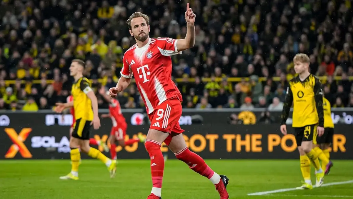 Harry Kane Cetak Brace, Bayern Munchen Menang Dramatis atas Borussia Dortmund