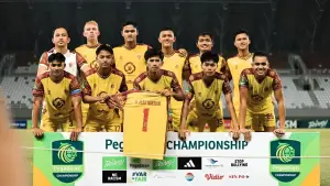 Starting line up Sriwijaya FC saat menghadapi Sumsel United (Sumber: Instagram/@sriwijayafc)