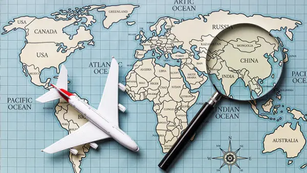 Ilustrasi peta dunia. (Sumber : Pixabay.com/@Adonisone).