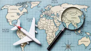 Ilustrasi peta dunia. (Sumber : Pixabay.com/@Adonisone).