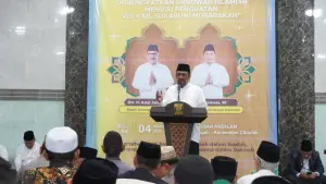 Bupati Sukabumi Asep Japar saat Muhibah Ramadan 1447 Hijriah di Masjid Besar Assalam, Jalan Raya Karangtengah, Kecamatan Cibadak, Rabu (4/3/2026) | Foto : Dokpim