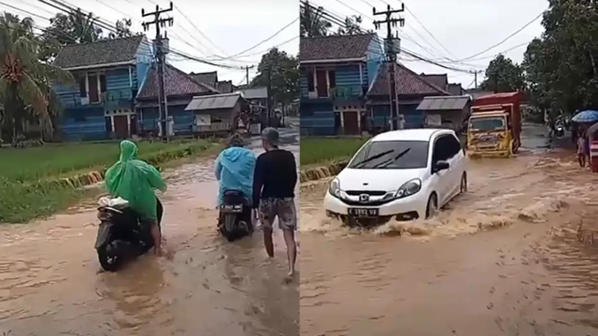 Banjir 60 Cm Landa Jalur Pasiripis–Ciracap Usai Hujan Deras, PU Segera Tangani