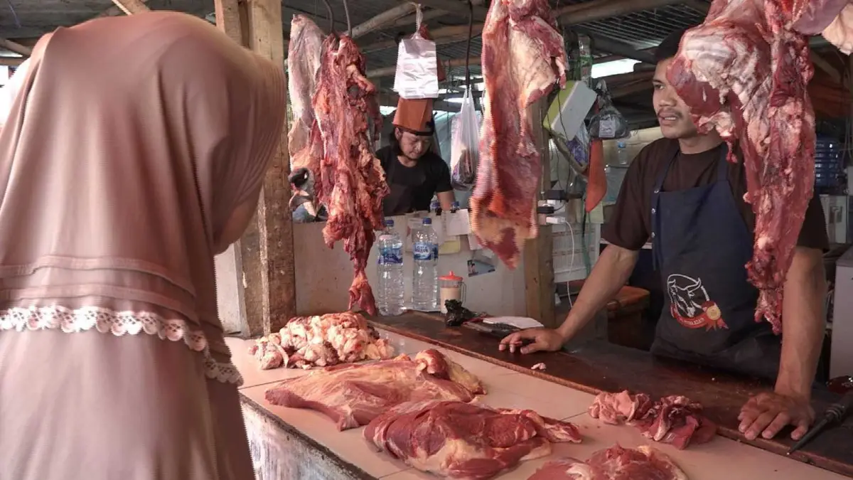 Masuk Pertengahan Ramadan, Harga Daging Sapi hingga Cabai Turun di Palabuhanratu