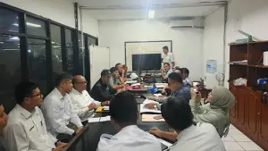 DPMPTSP Sukabumi saat duduk bareng dengan manajemen PT Pong Codan. (Sumber : Istimewa.).