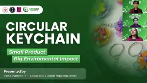 Tim Mahasiswa Prodi Akuntansi Nusa Putra University saat mempresentasikan proposal bisnis mereka. (Sumber Foto: Istimewa)