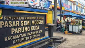 Ilustrasi AI. Pasar Parungkuda Kabupaten Sukabumi (Sumber: copilot)