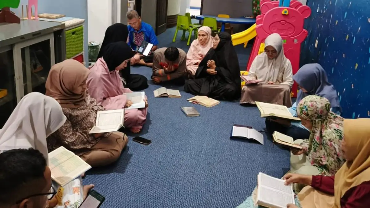 Perkuat Spirit Ramadan, Diarpus Kabupaten Sukabumi Gelar Tadarus Rutin di Jam Istirahat