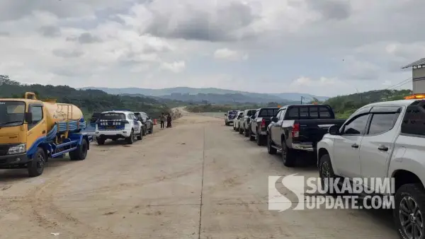 Kondisi jalur fungsional Tol Bocimi Seksi 3 yang akan dioperasikan untuk arus mudik balik Lebaran 2026 pada Senin (9/3/2026). (Sumber Foto: SU/Ibnu)