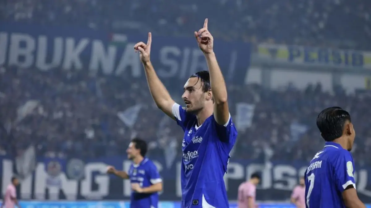 Andrew Jung Cetak Brace, Persib Bandung Ungguli Persik Kediri