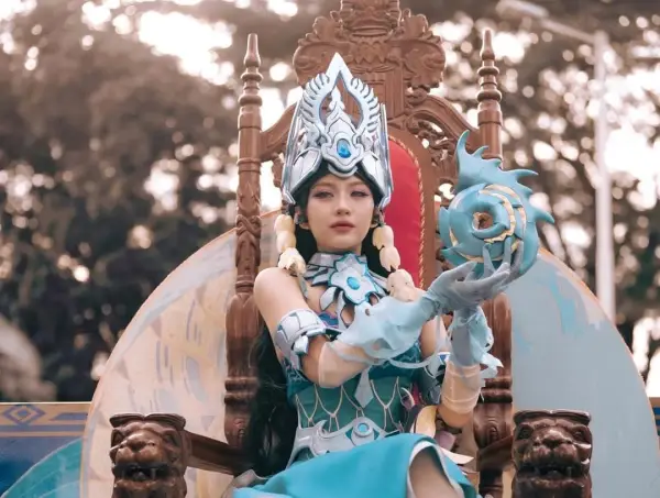 Lirik Lagu Jantung Samudra Ghea Indrawari, Theme Song Game Honor of Kings (Sumber : Instagram/@ gheaindrawari)