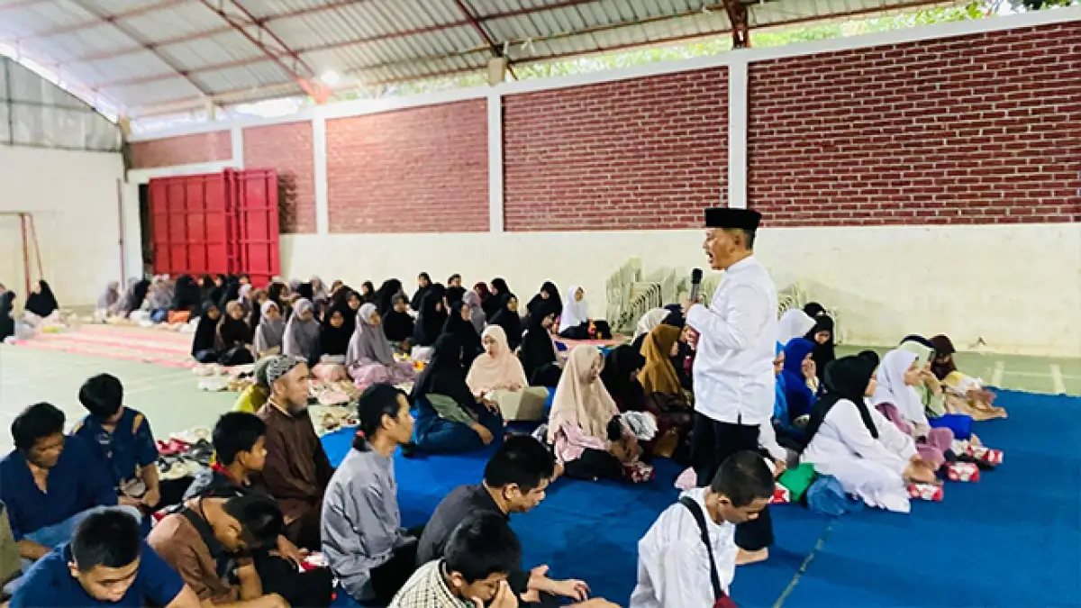 Hadiri Sanlat ITMI Sukabumi, Yusuf Maulana Sampaikan Kultum bagi Tuna Netra