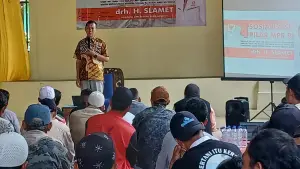 Anggota MPR RI dari daerah pemilihan Sukabumi, drh Slamet | Foto : Tim Adc