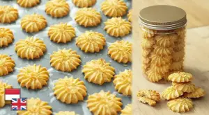 Resep Kue Semprit Keju Renyah dan Gurih, Cocok untuk Sajian Lebaran (YouTube/@Devina Hermawan)