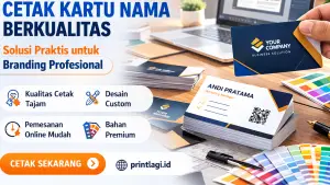 Ilustrasi kartu nama. (Sumber: Ilustrasi AI)