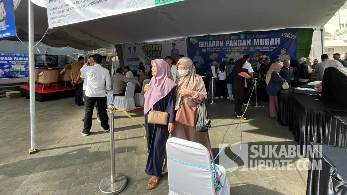 Gerakan Pangan Murah di Gedung Juang 45 Diserbu Warga, 5 Ton Beras dan Minyak Goreng Ludes Seketika