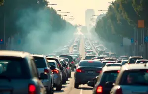 Ilustrasi macet saat mudik (Sumber : Freepik)