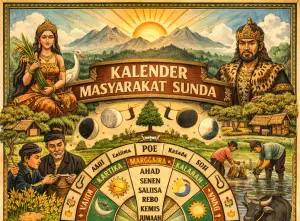 Ilustrasi - Kalender Sunda (Sumber : AI chatGPT)