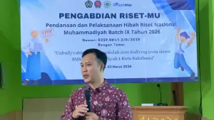 Ketua Tim pengabdi Hadi Abdilah, S.Kep., Ners., MMRS., M.Kep (Sumber: RISETMU UMMI)