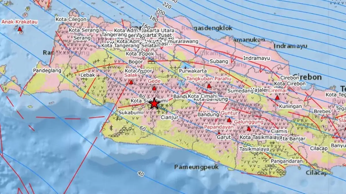 Analisis Badan Geologi: Gempa M4,2 Sukabumi Berasal dari Sesar Aktif Cimandiri