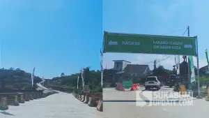 Perjalanan mudik Ghifar menuju Nagrak, Kabupaten Sukabumi, melalui akses Jalur Fungsional Tol Bogor–Ciawi–Sukabumi (Bocimi) Seksi 3. (Sumber : Dok Ghifar.).