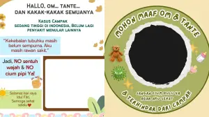 Tren twibbon jangan cium anak, edukasi pencegahan campak pada anak saat lebaran (Sumber : Twibbonize)