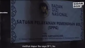 Screenshoot video Sidak SPPG Dayeuhluhur 1 Suryakencana Sukabumi. (Sumber : Instagram/@sidakbgn).