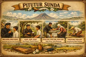 Ilustrasi - Pitutur Sunda atau pepatah/wejangan para leluhur masyarakat sunda (Sumber : AI chatGPT)