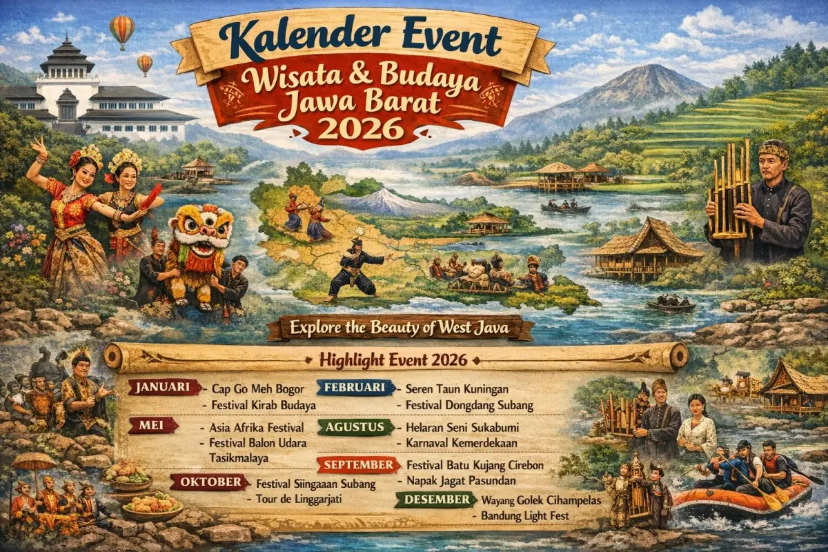 Kalender Event Jawa Barat 2026, Banyak Atraksi Wisata Seru yang Bisa Diikuti