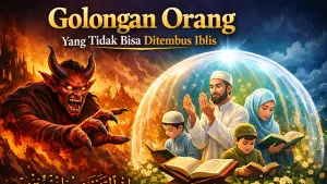 Ilustrasi - Golongan orang-orang yang tidak akan pernah tertembus oleh godaan Iblis. (Sumber : AI/ChatGPT)