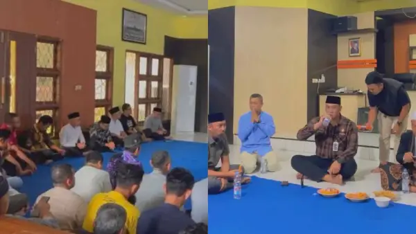 Suasana buka puasa bersama di Kantor Bapenda Kabupaten Sukabumi, Senin (16/3/2026). (Sumber Foto: IG Bapenda Kabupaten Sukabumi)