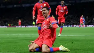 Selebrasi Senny Mayulu setelah cetak gol ke gawang Chelsea (Sumber: web/espn.com)