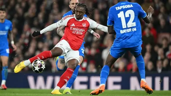 Skema gol Eberchi Eze saat menghadapi Bayer Leverkusen (Sumber: web/arsenal.com)
