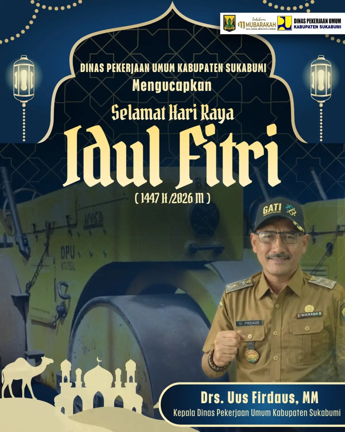 Foto : Kepala Dinas Pekerjaan Umum Kabupaten Sukabumi