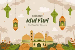 25 Twibbon Hari Raya Idul Fitri, Desain Menarik untuk Dibagikan ke Media Sosial (Sumber : Freepik.com)