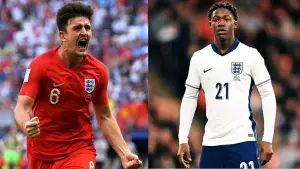 Dua pemain Manchester United, Harry Maguire dan Kobbie Mainoo, masuk dalam jajaran Timnas Inggris. (Sumber: Instagram/@kobbie & @harrymaguire93)