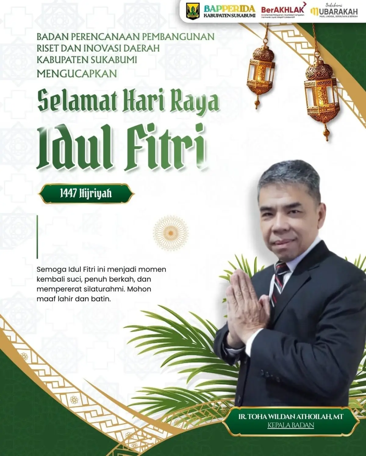 Ucapan Idul Fitri 1447 Hijriah