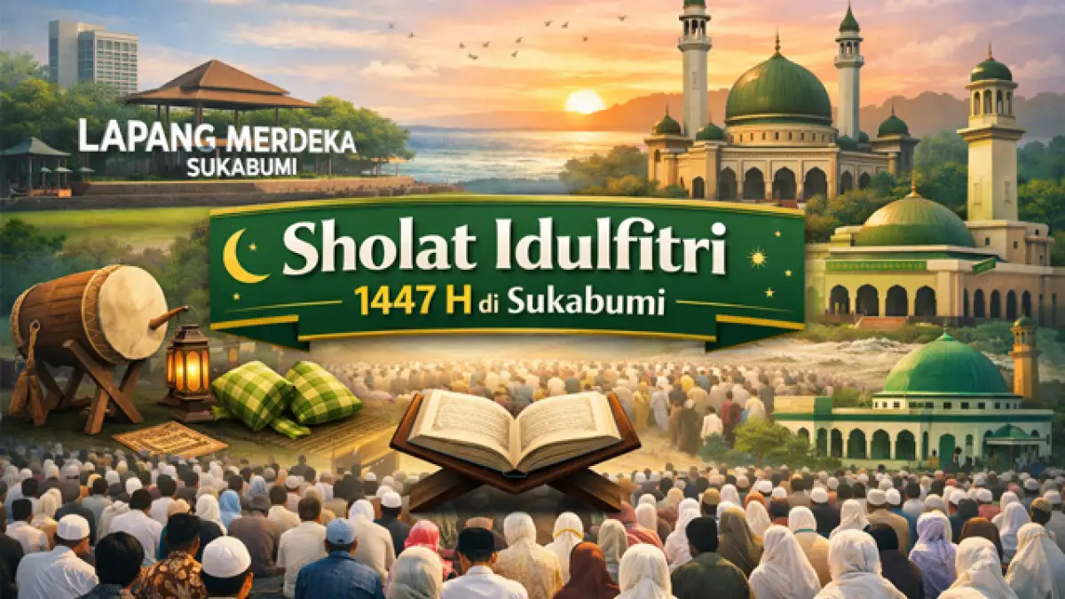 Catat! Jadwal Sholat Idulfitri 1447 H di Sukabumi: Lokasi, Waktu, dan Nama Khatib-Imam