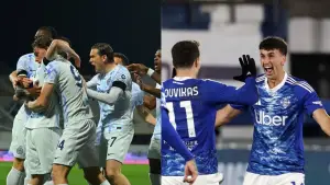 Selebrasi para pemain Inter dan Como setelah berhasil mencetak gol (Sumber: web/inter.it & web/comofoottball.com)