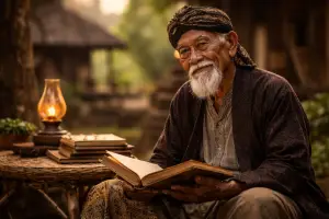 Ilustrasi - Pepatah Karuhun Sunda Lengkap dengan Arti dan Maknanya, Jadilah Pribadi Bijak (Sumber : AI chatGPT)